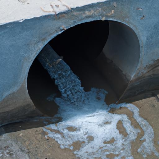 Air gap waste pipe maintaining hygiene by preventing cross-contamination