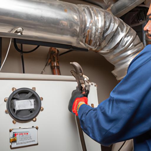 A skilled technician performing a thorough inspection to identify gas leaks in a dryer