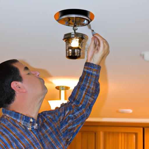 A professional electrician troubleshoots a flickering can light to identify the underlying issue.