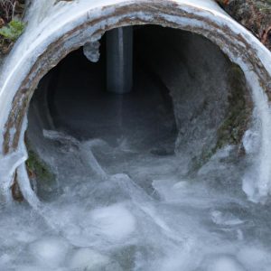 Frozen Underground Pipes