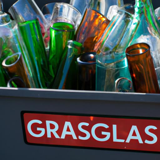 Recycling glass helps conserve resources and reduce landfill waste.