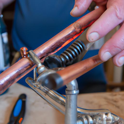Soldering copper pipes ensures secure connections in your plumbing system