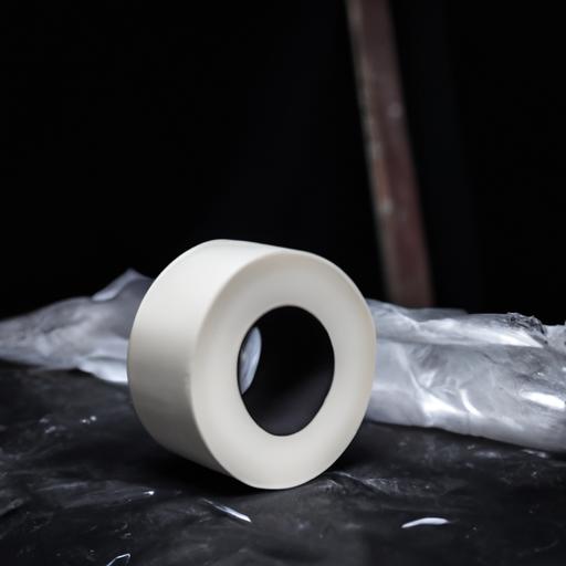 A roll of plumbing white tape, ready to tackle any plumbing challenge.
