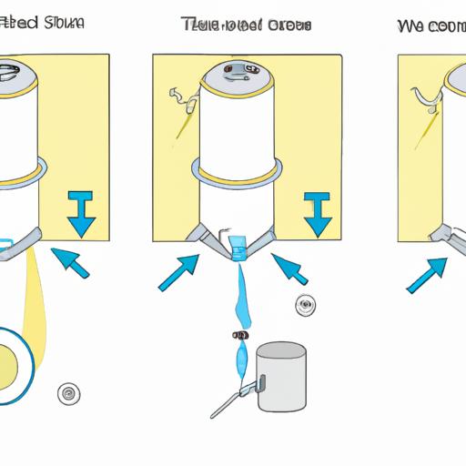 Illustration depicting the descaling process of a water heater