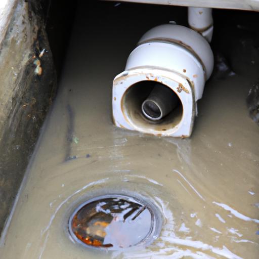 A video inspection camera carefully maneuvering through a blocked drain to determine the cause of the clog.